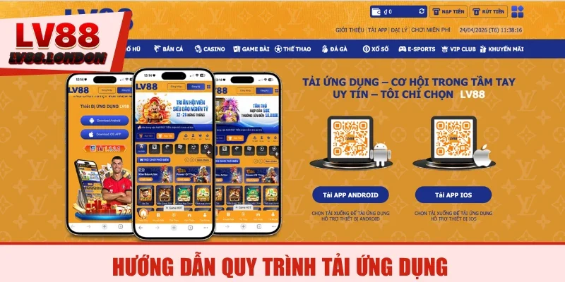 Hướng dẫn quy trình tải ứng dụng
